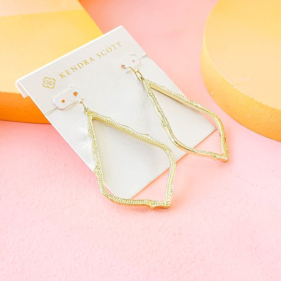 Kendra Scott - Sophee Gold Drop Earrings - Picture 1 of 3